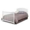 Solid Wood Convertible Crib in White