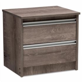 Rustic FarmHome Nightstand Natural Oak