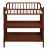 Cherry Wood Changing Table with 1-inch Pad