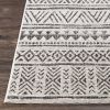 5 ft. x 8 ft. Black Off-White Chevron Coastal Area Rug