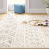 8-ft. x 10-ft. Persian Style Area Rug Grey Beige Ivory