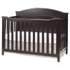 SF Home Espresso Solid Wood Convertible Crib