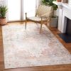 5 ft. x 8 ft. Traditional Persian Style Light Grey Red Area Rug