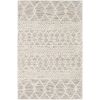 5-ft. x 7.5-ft. Persian Style Area Rug Grey Beige Ivory