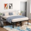 Full 18-inch Metal Bed Frame with Under-bed Storage Space