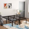 Full 18-inch Metal Bed Frame with Under-bed Storage Space