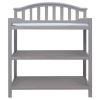 Changing Table in Grey Wood Finish with Changing Pad