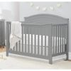 SF Home Solid Wood Convertible Crib in Grey