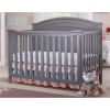 SF Home Solid Wood Convertible Crib in Grey