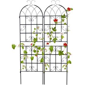 6-Ft Heavy Duty Outdoor Galvanized Metal Garden Trellis