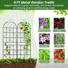 6-Ft Heavy Duty Outdoor Galvanized Metal Garden Trellis