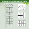 6-Ft Heavy Duty Outdoor Galvanized Metal Garden Trellis