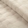 Full/Queen size Lightweight Beige Textured Cotton 3 Piece Quilt Set