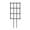 36-inch Outdoor Pine Wood Garden Trellis in Black Finish