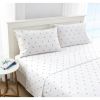 100-Percent Cotton Sheet Set in King size with Coastal Beach Starfish