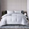 Queen Size All Seasons Soft White Polyester Down Alternative Comforter