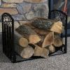 Black Metal Firewood Holder Log Rack