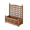 Garden Planter Box with 30-inch High Trellis