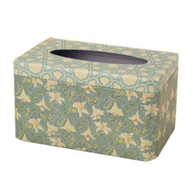 Tissue Box Cover for Home Office Bar - Flower Vines