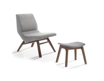 Whitney Modern Accent Chair & Ottoman