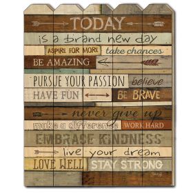 "Today is a Brand New Day" by Marla Rae, Printed Wall Art