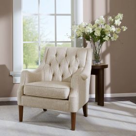 Madison Park Qwen Button Tufted Accent Chair