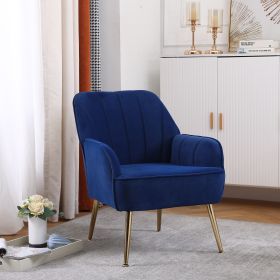 Modern Mid Century Chair velvet Sherpa Armchair