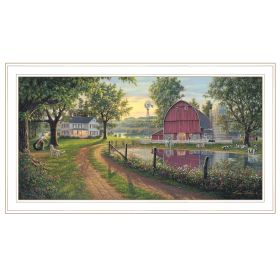 Trendy Decor 4U "The Road Home" Framed Wall Art by Kim Norlien