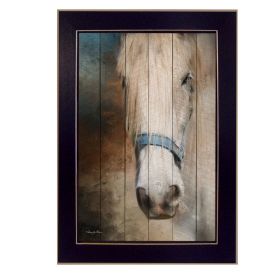 "Old Gray Mare" By Robin-Lee Vieira, Printed Wall Art, Black Frame