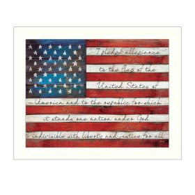 "Pledge of Allegiance" By Marla Rae, Printed Wall Art