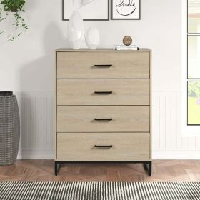 Industrial 4 Drawer Dresser