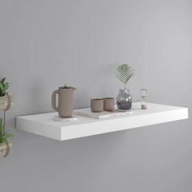 Floating Wall Shelf White 23.6"x9.3"x1.5"