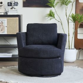 Comfy Round Accent Sofa Chair with 360 Degree Swivel