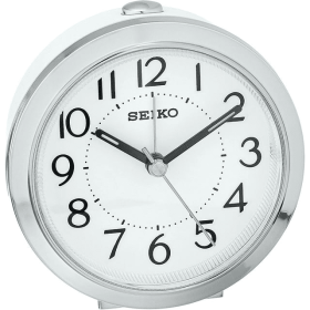 Seiko Illuminated Round Bedside Alarm Clock