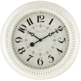 Mainstays Indoor 15.5" Round Antique Traditional Wall Clock