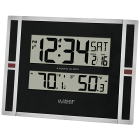 La Crosse Technology 11" Contemporary Digital Clock with Temperature