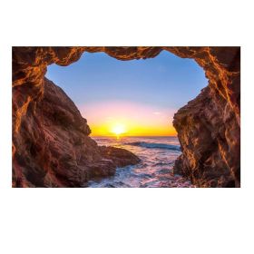 Nature Cave Wall Landscape Tapestry; 51x70 inch