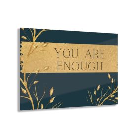 Acrylic Wall Art, "You Are Enough" Affirmation Inspiration