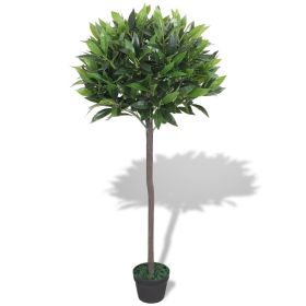 49.2" Artificial Bay Tree Plant with Pot