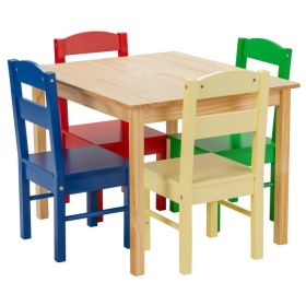 Kids 5 Pieces Table and Chair Set