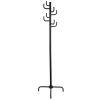 Black Metal Coat Rack Entry Hall Tree Hat Rack