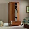 Sienna Oak Wardrobe Clothes Storage Cabinet Armoire