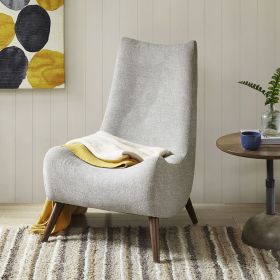 INK+IVY Boomerang Accent Chair in Brown (Color: as Pic)